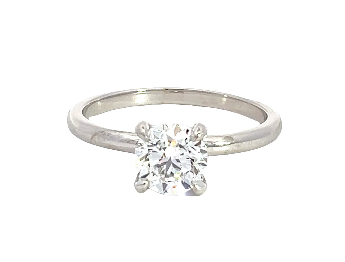 LAB GROWN ROUND DIAMOND 1.01ct SOLITAIRE ENGAGEMENT RING