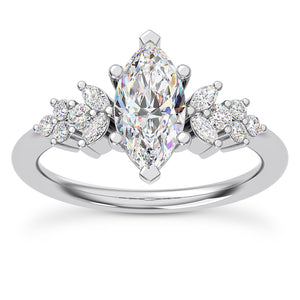 MARQUISE CENTER WITH A BOLD REFINED STYLE RING