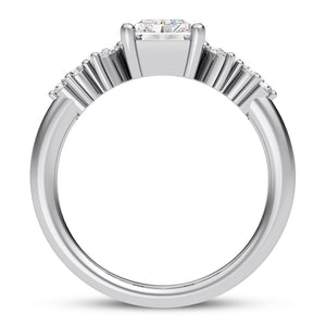 RADIANT CENTER WITH A BOLD REFINED STYLE RING