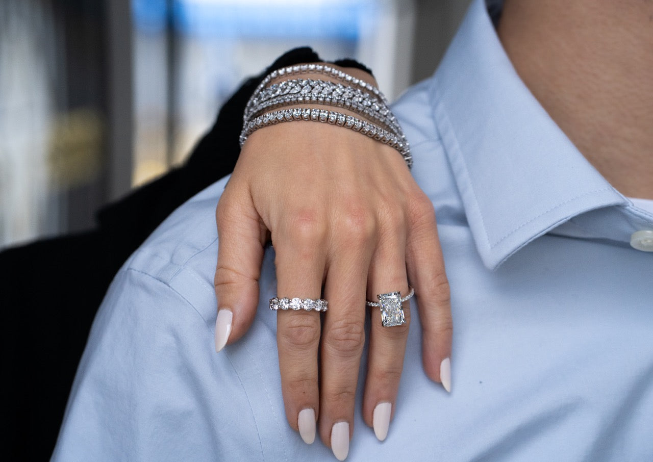 A newly engaged couple after successful proposal planning