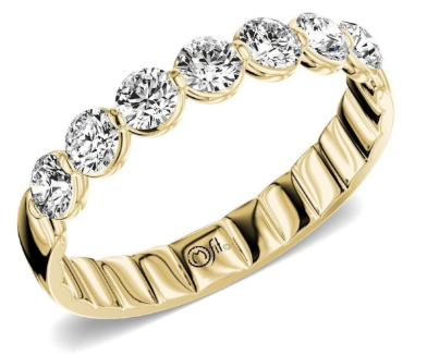 PRECIOUS METAL WEDDING BANDS-DIAMOND
