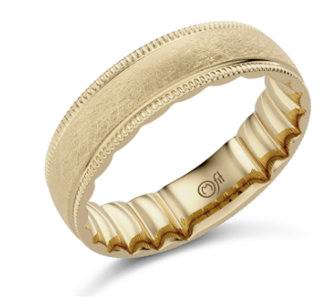 Precious Metal Wedding Bands-YELLOW GOLD