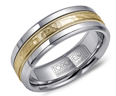 Alternative Metal Wedding Bands-Mixed Metal