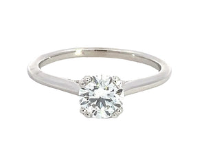 LAB GROWN ROUND DIAMONDS 0.79ctw SOLITAIRE ENGAGEMENT RING