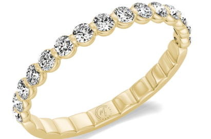 PRECIOUS METAL WEDDING BANDS-DIAMOND