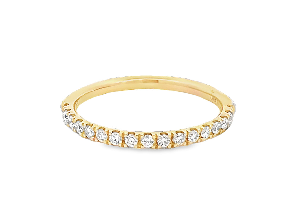 LAB GROWN ROUND DIAMONDS 0.39ctw PRONG SET BAND