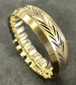 Precious Metal Wedding Bands-YELLOW GOLD