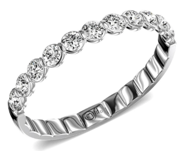 PRECIOUS METAL WEDDING BANDS-DIAMOND