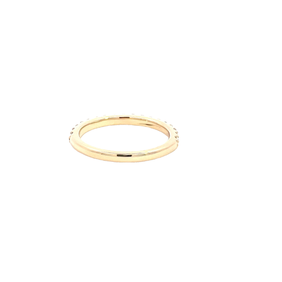 LAB GROWN ROUND DIAMONDS 0.45CTW PRONG SET WEDDING BAND