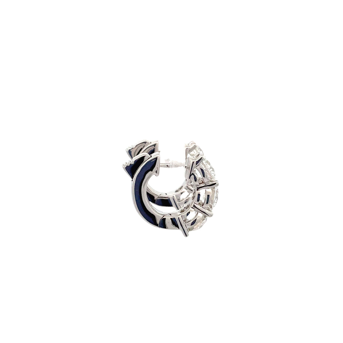 LG RBC 4.30CTW HOOP EARRINGS