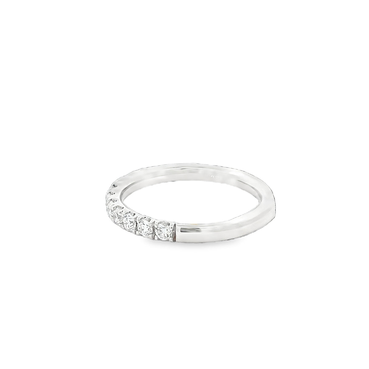 LAB GROWN ROUND DIAMONDS 0.52CTW PRONG SET BAND