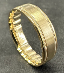 Precious Metal Wedding Bands-YELLOW GOLD