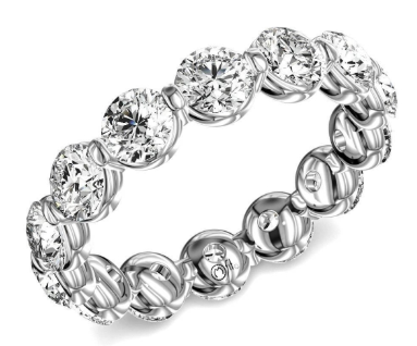PRECIOUS METAL WEDDING BANDS-DIAMOND
