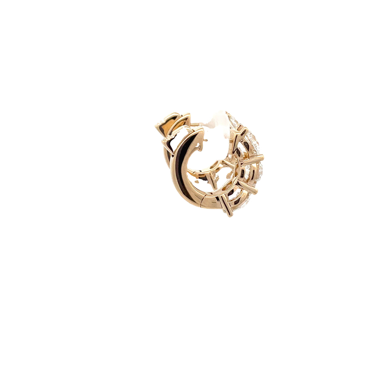 LG RBC 4.30CTW HOOP EARRINGS