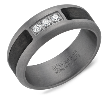 Alternative Metal Wedding Bands-Mixed Metal