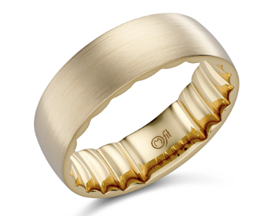 Precious Metal Wedding Bands-YELLOW GOLD