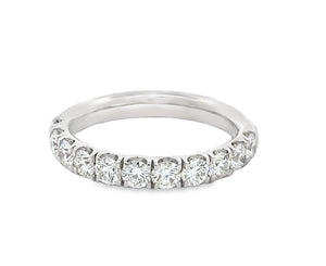 LAB GROWN ROUND DIAMONDS 0.99CTW PRONG SET BAND