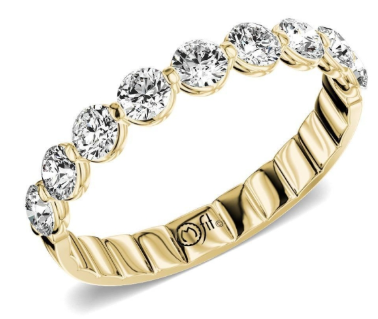 PRECIOUS METAL WEDDING BANDS-DIAMOND