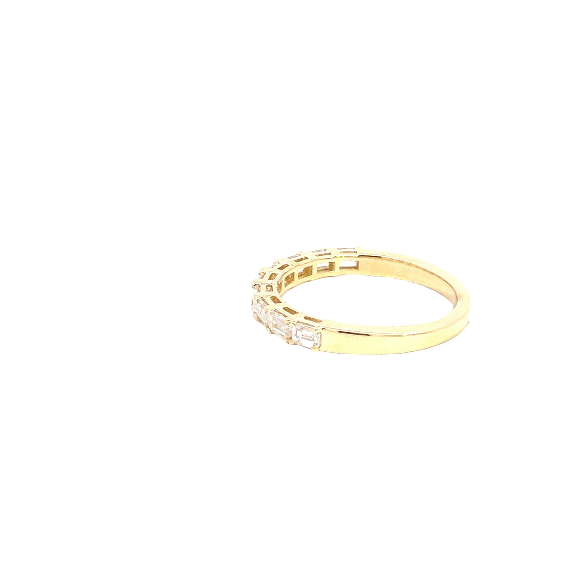 LAB GROWN EMERALD CUT DIAMONDS 0.76ctw BAND