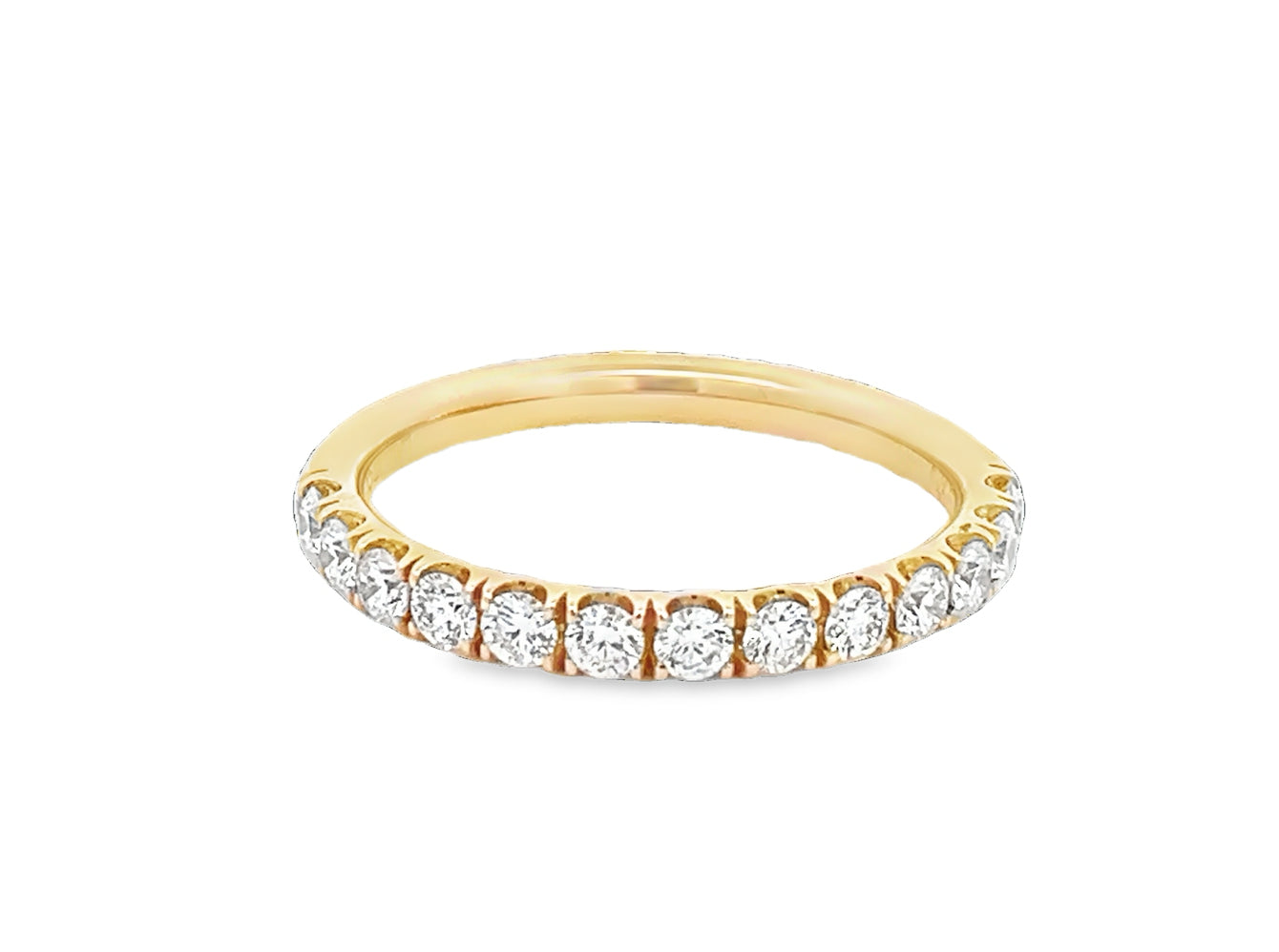 LAB GROWN ROUND DIAMONDS 0.52ctw PRONG SET BAND