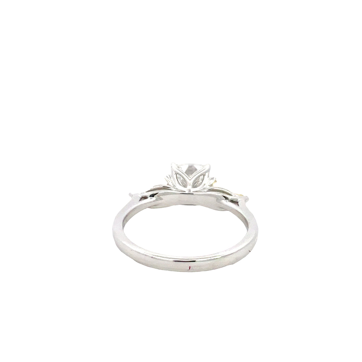 LAB GROWN CUSHION &amp; PEAR DIAMONDS 2.50ctw THREE STONE RING