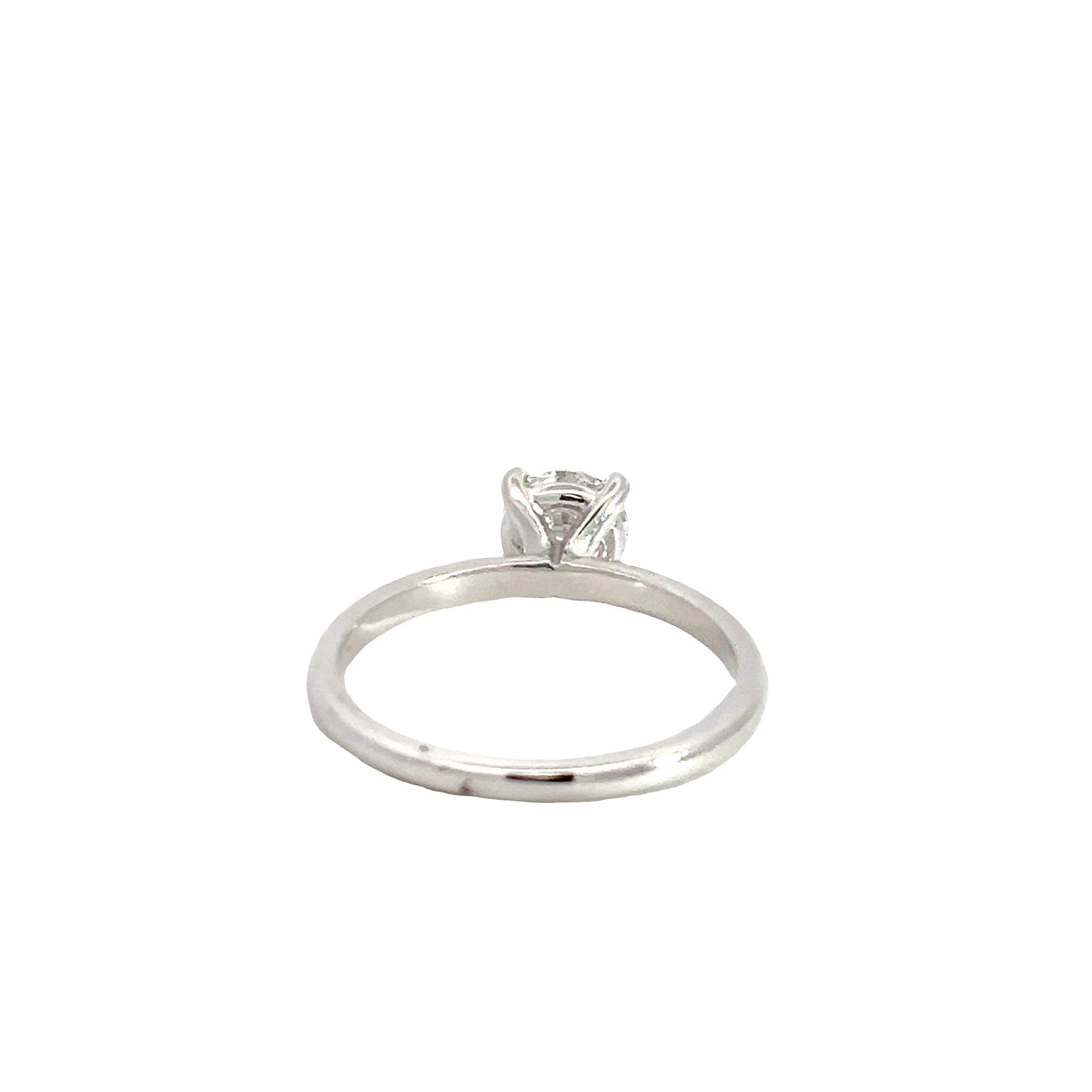LAB GROWN ROUND DIAMOND 1.01ct SOLITAIRE ENGAGEMENT RING
