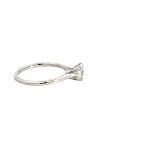 LAB GROWN ROUND DIAMONDS 0.79ctw SOLITAIRE ENGAGEMENT RING