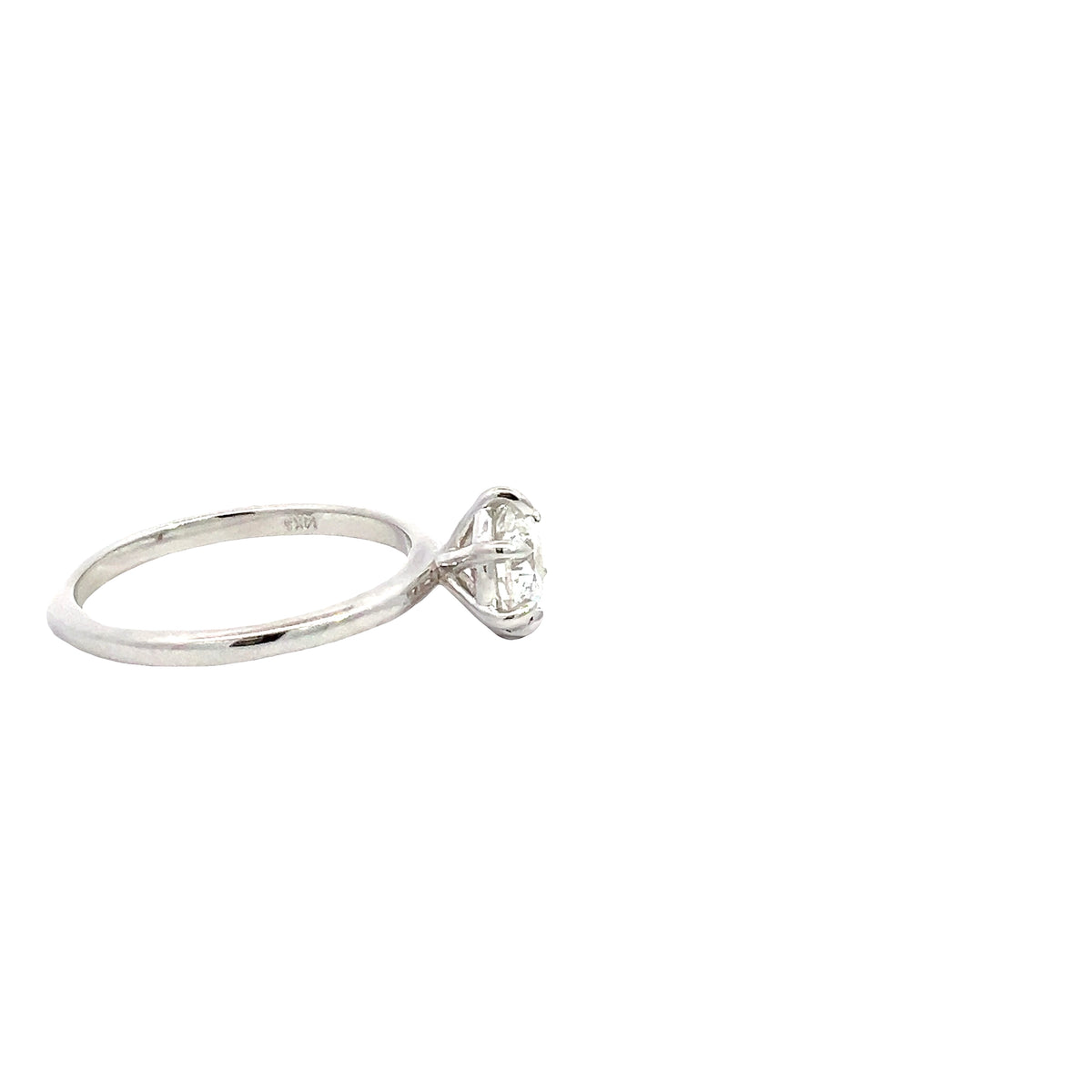 LAB GROWN ROUND DIAMOND 1.01ct SOLITAIRE ENGAGEMENT RING