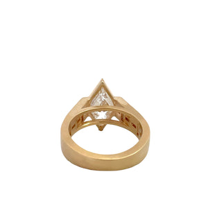 LAB GROWN LOZENGE & BAGUETTE DIAMONDS 4.10ctw CUSTOM RING