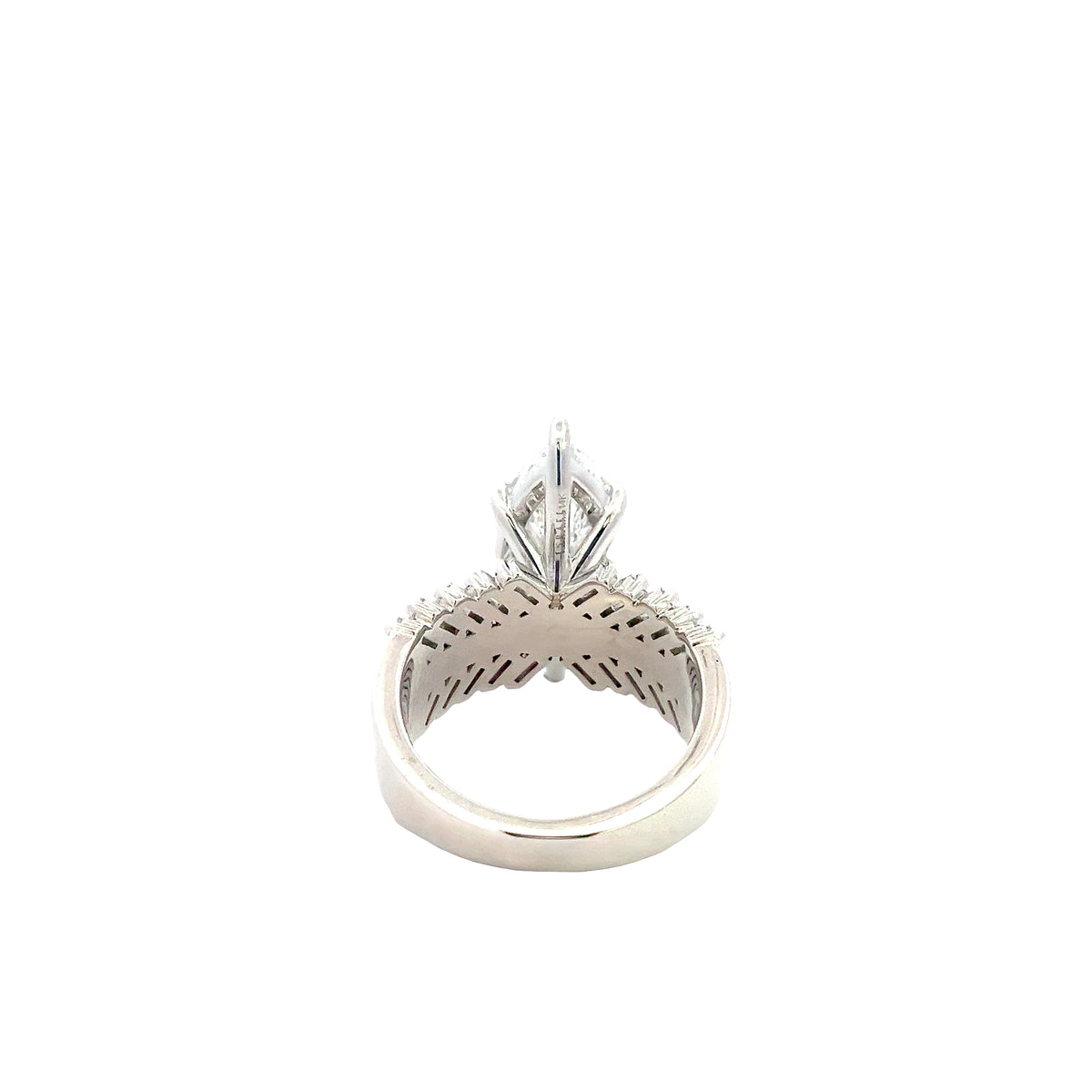 LAB GROWN MARQUISE &amp; BAGUETTE DIAMONDS 6.04ctw CUSTOM RING