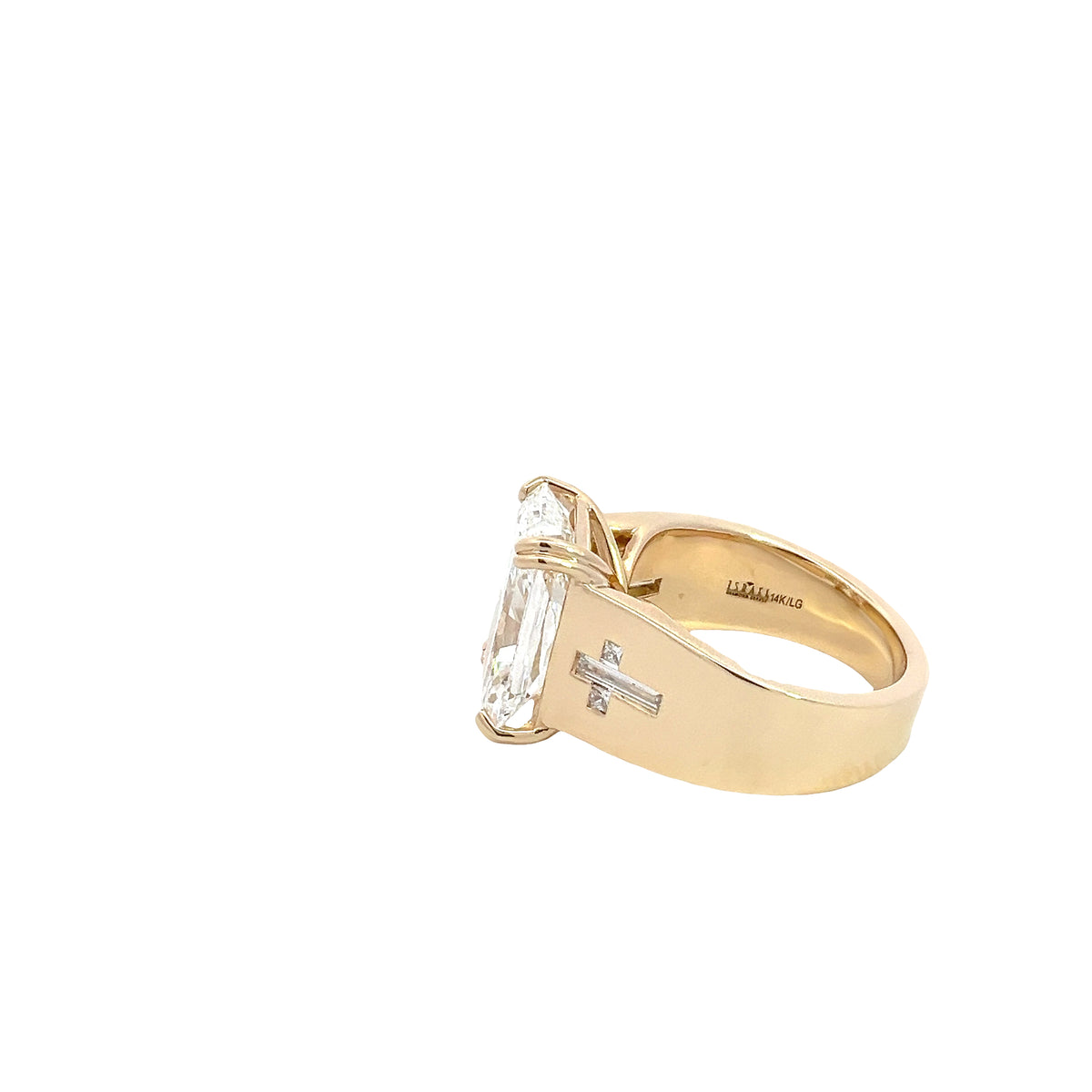 LAB GROWN RADIANT, ASSCHER, AND BAGUETTE DIAMONDS 7.48CTW RING