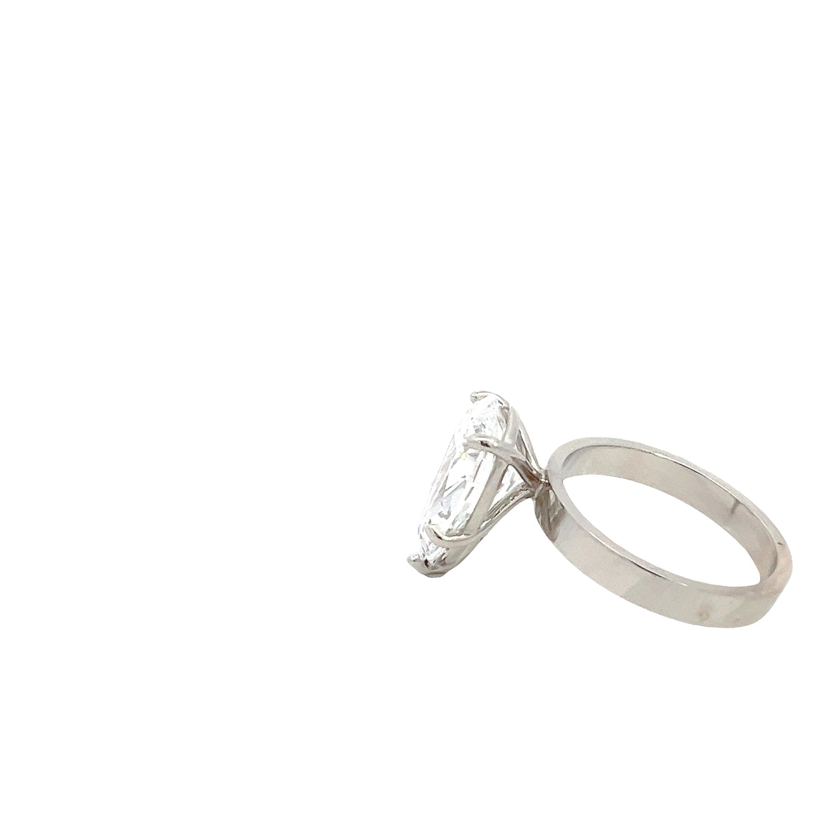 LAB GROWN PEAR DIAMOND 4.08ct SOLITAIRE ENGAGEMENT RING