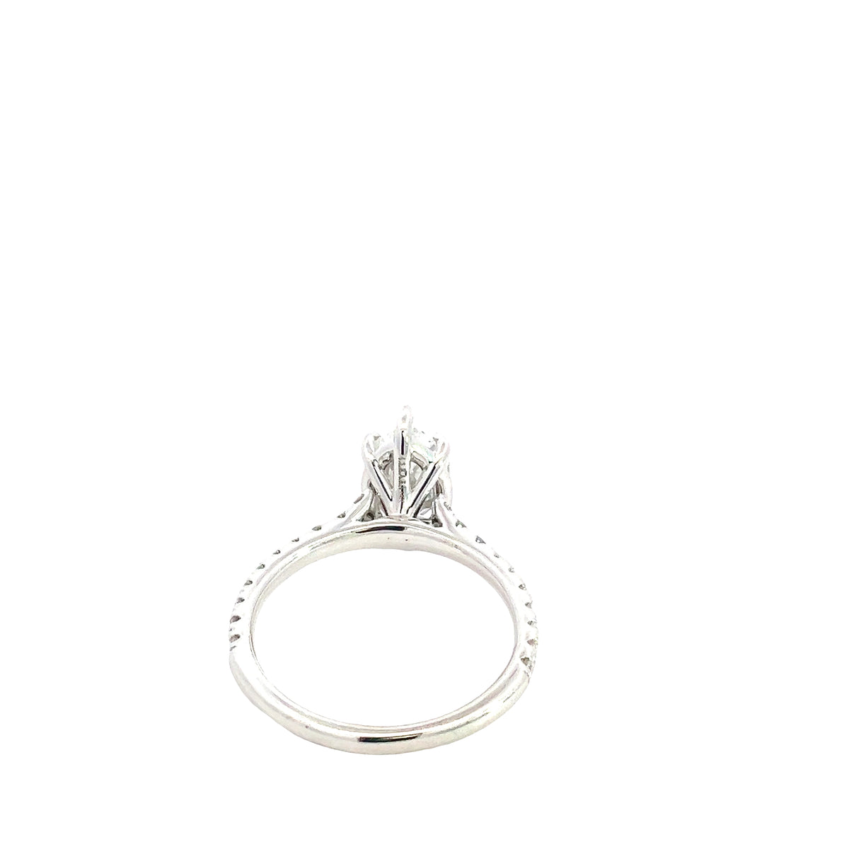 LAB GROWN DUTCH MARQUISE AND ROUND DIAMONDS 2.40ctw PRONG SET RING