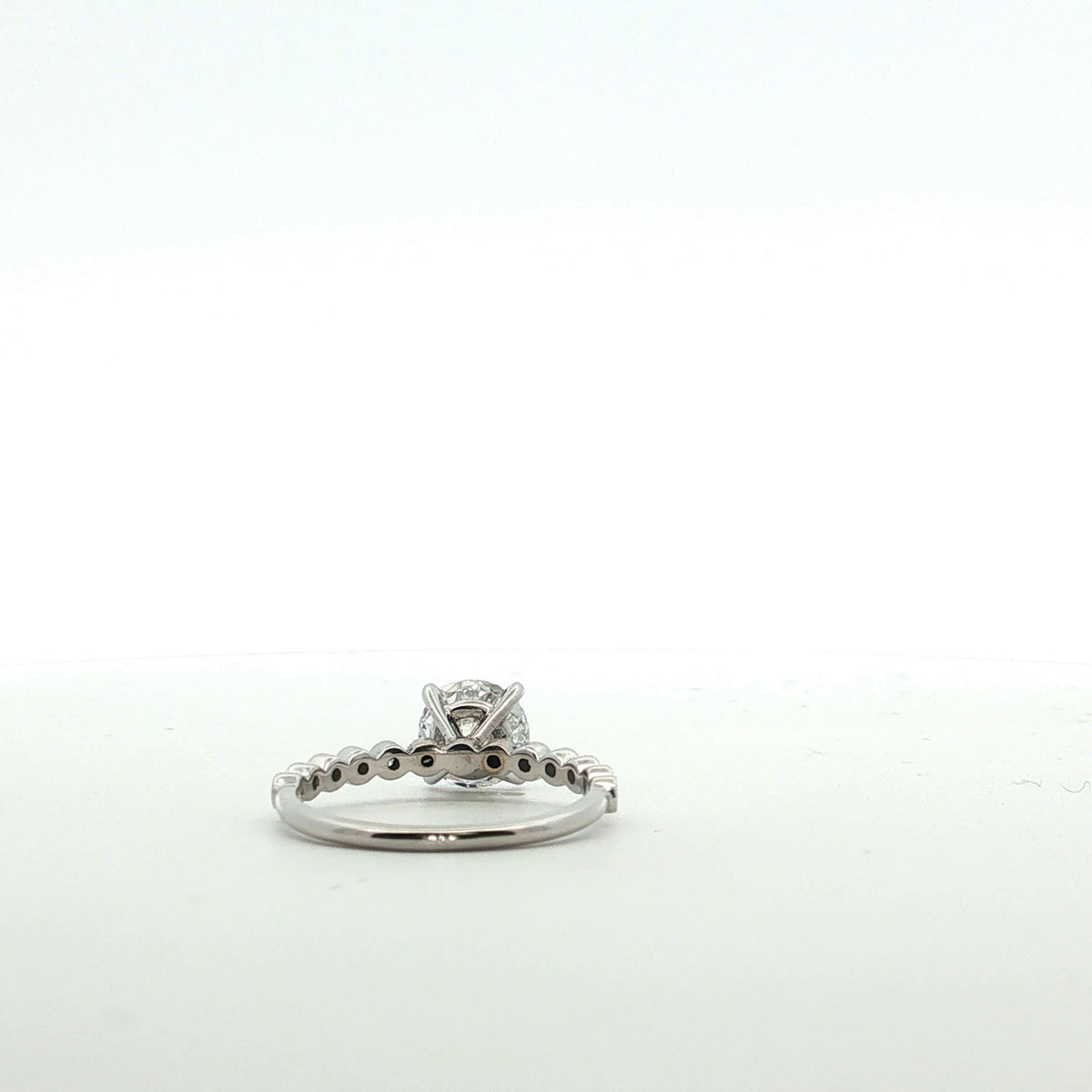 LAB GROWN ROUND DIAMONDS 1.69ctw BEZEL RING