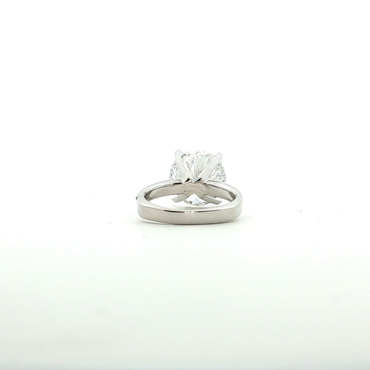 LAB GROWN PORTUGESE ROUND DIAMOND 5.07ct SOLITAIRE ENGAGEMENT RING