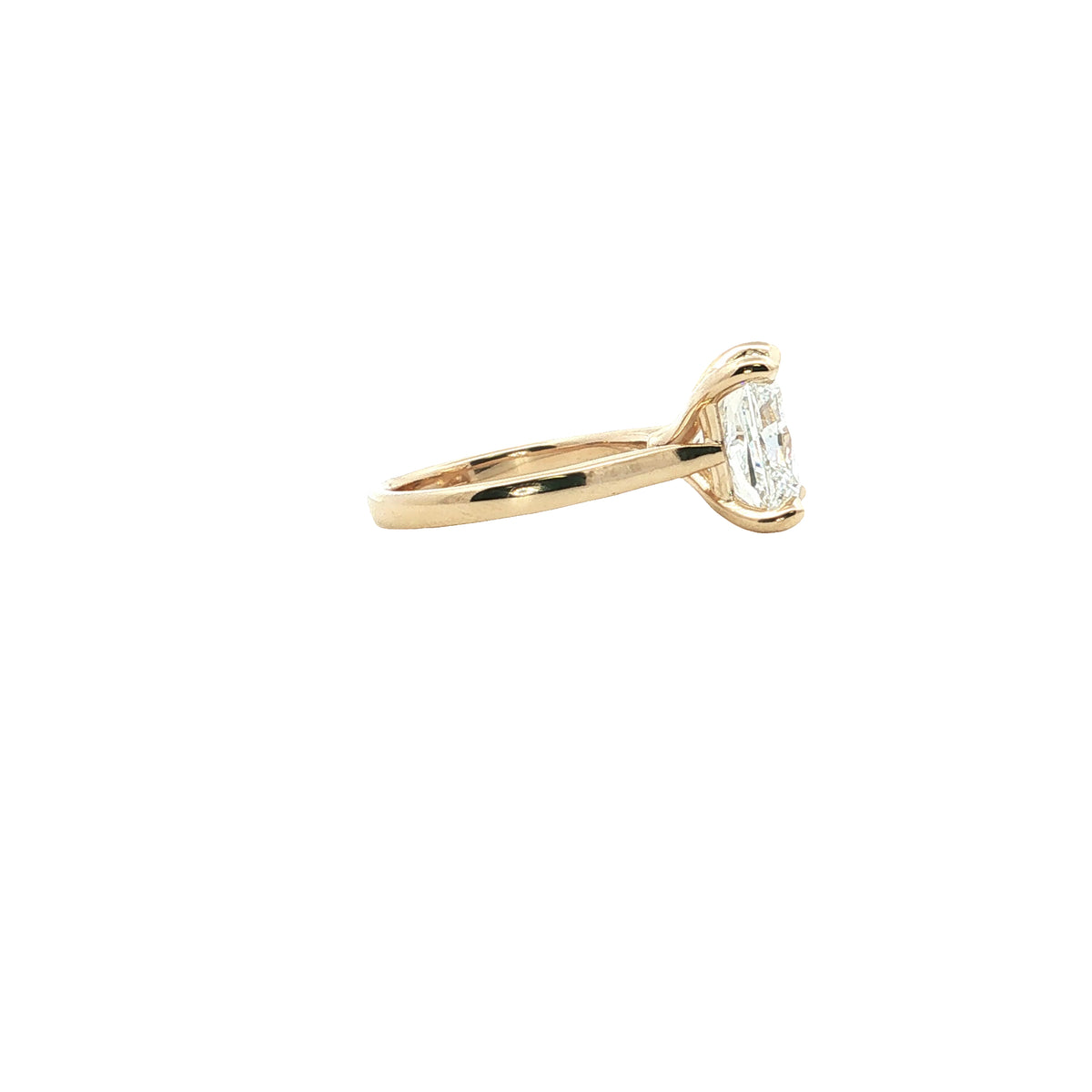 LAB GROWN CUSHION DIAMOND 6.62ct SOLITAIRE ENGAGEMENT RING