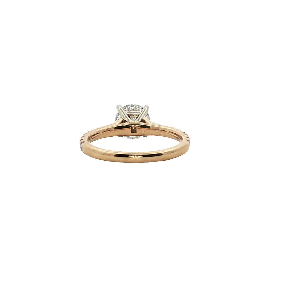 LAB GROWN ROUND DIAMONDS 1.90ctw PRONG SET RING