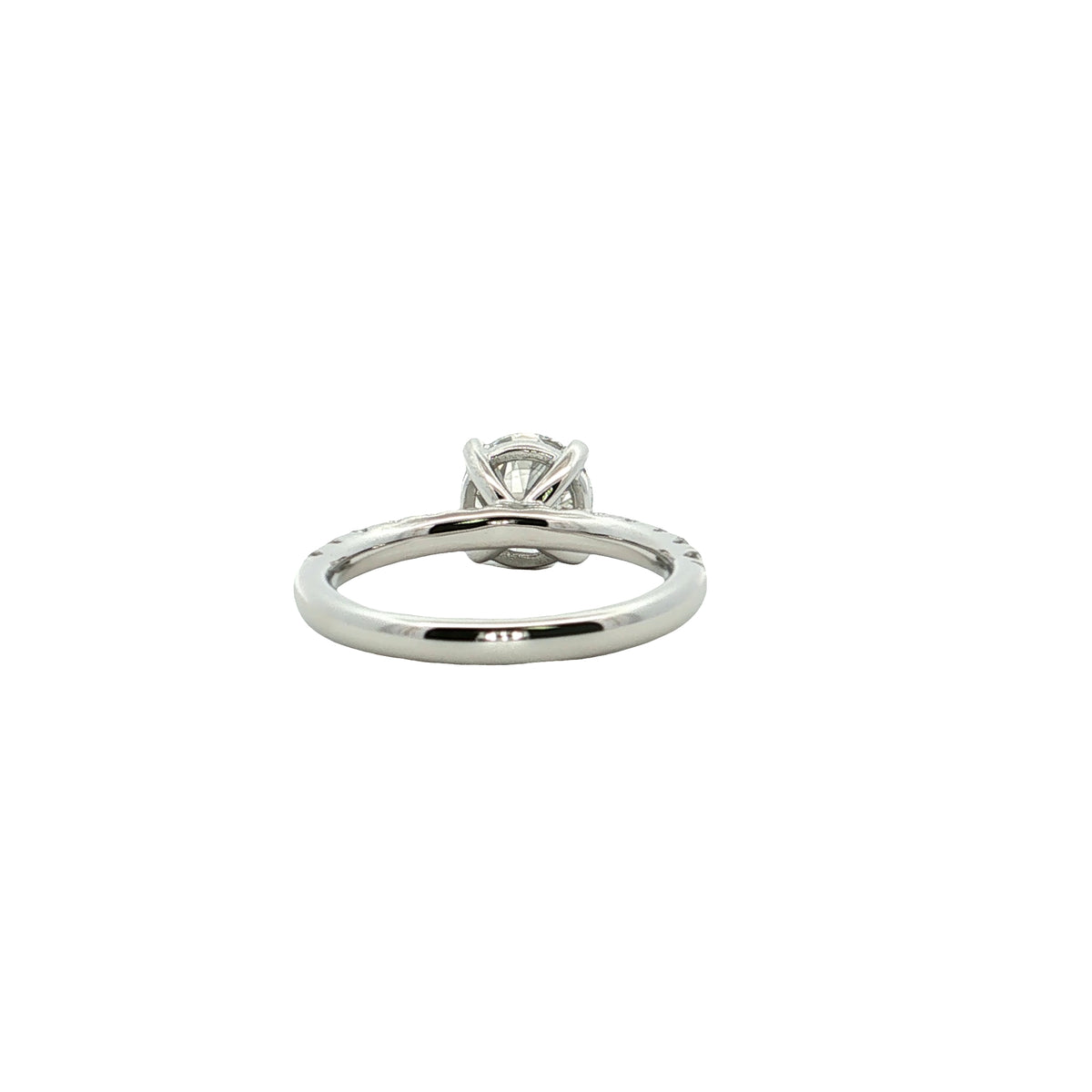 LAB GROWN ROUND DIAMONDS 2.04ctw PRONG SET RING