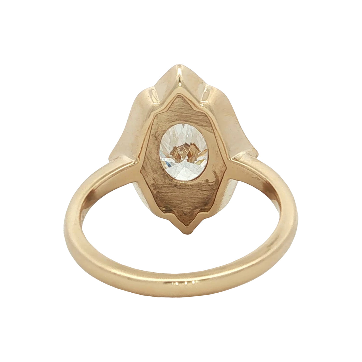 LAB GROWN OVAL & ROUND DIAMONDS 2.21ctw VINTAGE STYLE RING