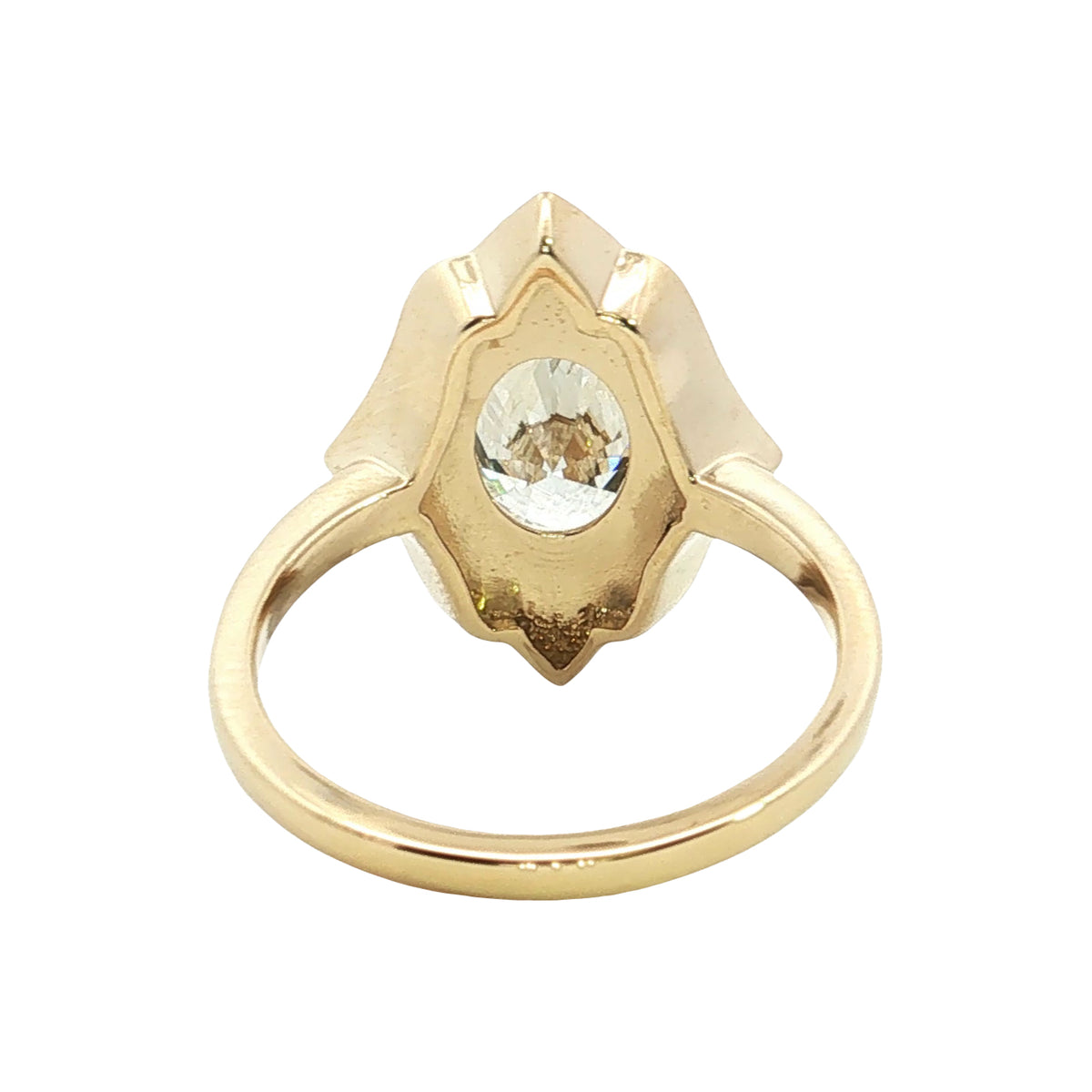 LAB GROWN OVAL AND ROUND DIAMONDS 2.71ctw VINTAGE STYLE HALO RING