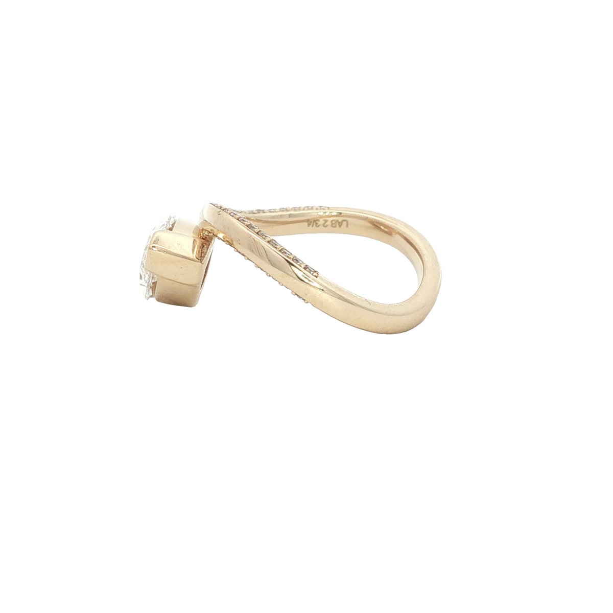 2.75 CTW Marquise Lab-Grown Diamond Bypass Engagement Ring