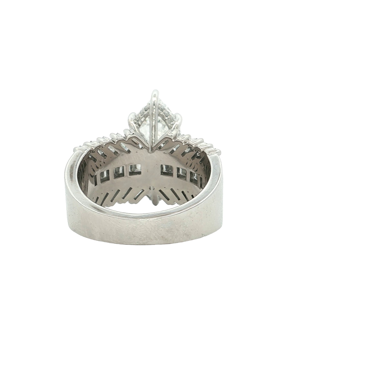 5.38 CTW Marquise Lab-Grown Diamond Multi-Row Engagement Ring