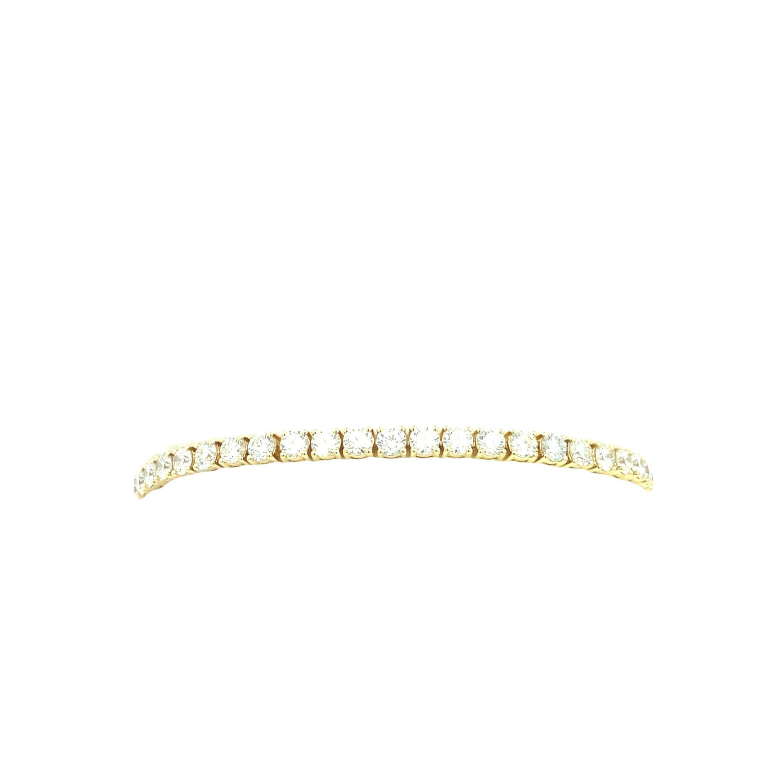 LAB GROWN ROUND DIAMONDS 6.91CTW TENNIS BRACELET