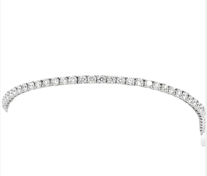 LAB GROWN ROUND DIAMONDS 2.09ctw TENNIS BRACELET