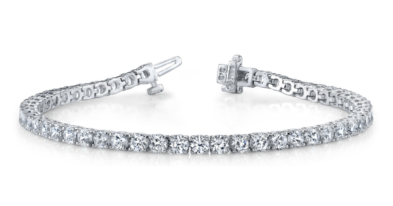 LAB GROWN ROUND DIAMONDS 8ctw TENNIS BRACELET