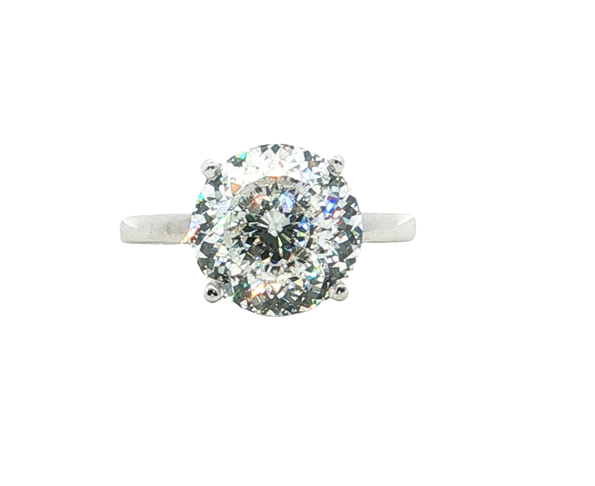LAB GROWN PORTUGESE DIAMOND 5.15ctw SOLITAIRE ENGAGEMENT RING