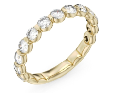 PRECIOUS METAL WEDDING BANDS-DIAMOND