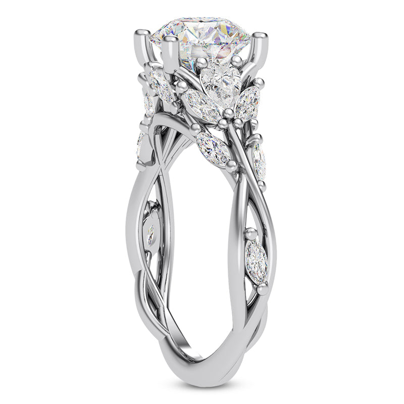 INTRICATE BOTANICAL DESIGN RING