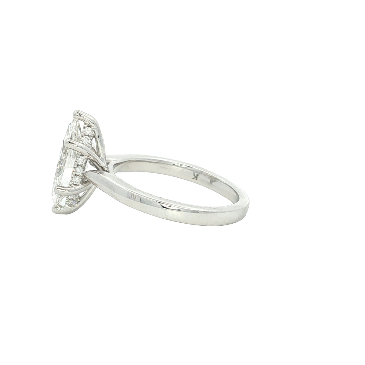 2.02 CTW Marquise Lab-Grown Diamond Cathedral Engagement Ring