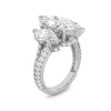 LAB GROWN MARQUISE DIAMONDS 7.75ctw THREE STONE RING